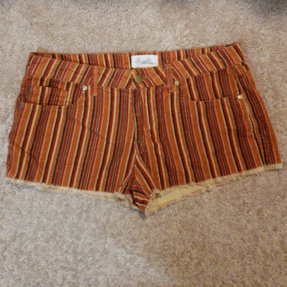 Autumn Stripe Shorts